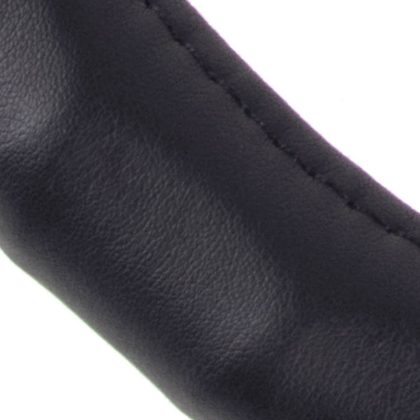 Чехол руля L 39-41 см Вставки Перфорация Черный Экокожа (VLOD-L285 BK/BR L)