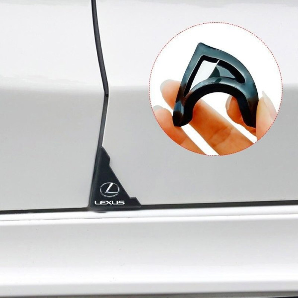 Захист кутів дверей Lexus 2 шт Гумові 45х58х47 мм на скотчі