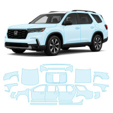 Антигравійна захисна бронеплівка за лекалами для Honda Pilot IV 2023- повний кузов