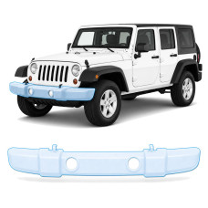 Антигравийная защитная бронепленка по лекалам для Jeep Wrangler JK 2007-2018 - передний бампер