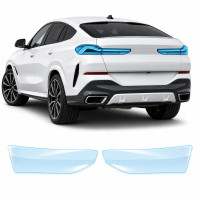 Антигравийная защитная бронепленка по лекалам для BMW X6 G06 2019-2023 - задние фонари стопы