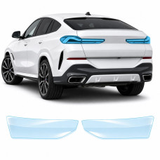 Антигравийная защитная бронепленка по лекалам для BMW X6 G06 2019-2023 - задние фонари стопы