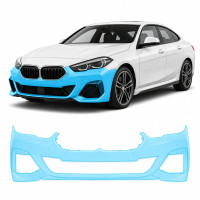 Антигравийная защитная бронепленка по лекалам для BMW 2 Series Gran Coupe F44 2019-2024 - передний бампер