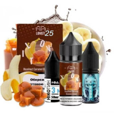 Жидкость Самозамес Flavorlab Love IT 30ml 25мг Hazelnut Caramel Banana Cream Орехово Карамельная Паста Банан