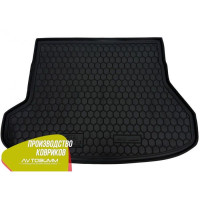 Автомобильный коврик в багажник Kia Ceed JD 2012- Universal / Резино - пластик