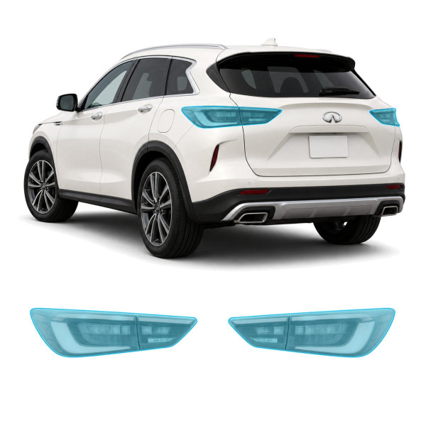 Антигравийная защитная бронепленка по лекалам для Infiniti QX50 J55 2019- задние фонари стопы
