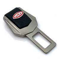 Заглушка ремня безопасности с логотипом Chery Темный Хром 1 шт