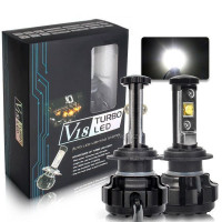 LED лампи автомобільні Tubo Led H3 вентилятор 3600Lm V 18/ETI/30W/6000K/IP68/12-24V 2шт