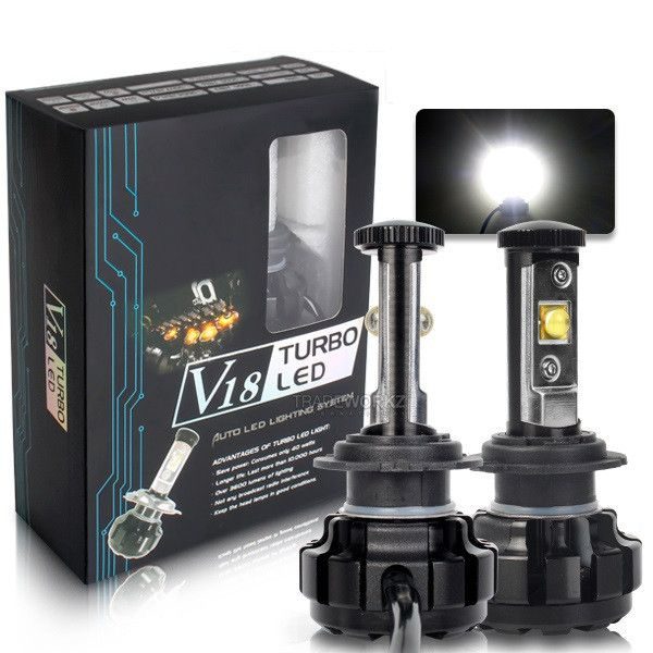 LED лампи автомобільні Tubo Led H3 вентилятор 3600Lm V 18/ETI/30W/6000K/IP68/12-24V 2шт