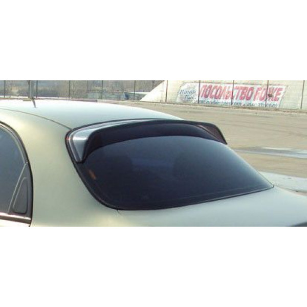 Cпойлер заднего стекла козырек для Daewoo Lanos седан домиком Г-образный Voron Glass