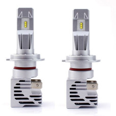 LED лампи автомобільні H7 радіатор+кулер 5000Lm M3 Pro/Philips ZES/200W/6000K/IP67/8-48V 2шт