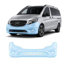 Антигравійна захисна бронеплівка за лекалами для Mercedes-Benz Vito/V-Class W447 facelift 2019- передній бампер