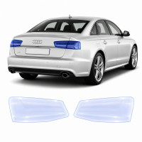 Антигравийная защитная бронепленка по лекалам для Audi A6 C7 2011-2018 - задние фонари стопы