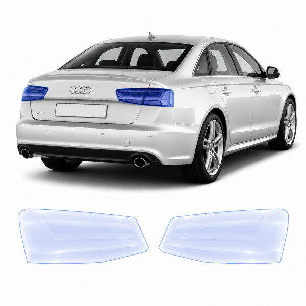 Антигравійна захисна бронеплівка за лекалами для Audi A6 C7 2011-2018 - задні ліхтарі стопи