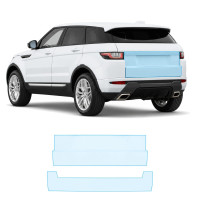 Антигравийная защитная бронепленка по лекалам для Land Rover Range Rover Evoque L538 facelift 2016-2018 - зона крышки багажника