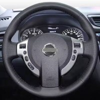 Чохол Обплетення Керма для Nissan Qashqai / X-Trail 2007-2016 Шкіра (Модельна Викрійка)
