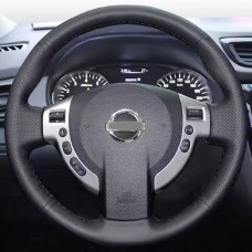 Чохол Обплетення Керма для Nissan Qashqai / X-Trail 2007-2016 Шкіра (Модельна Викрійка)