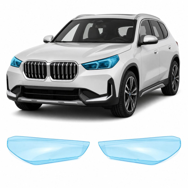 Антигравійна захисна бронеплівка за лекалами для BMW X1 U11 2022- оптика (фари та ПТФ)