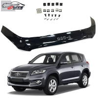 Дефлектор капоту мухобійка для Toyota RAV4 2006-2010 Євро Кріплення (Vip Tuning)