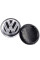 Ковпачки заглушки на литі диски Volkswagen 65 / 57 мм Чорні 1 шт (5H0601171)