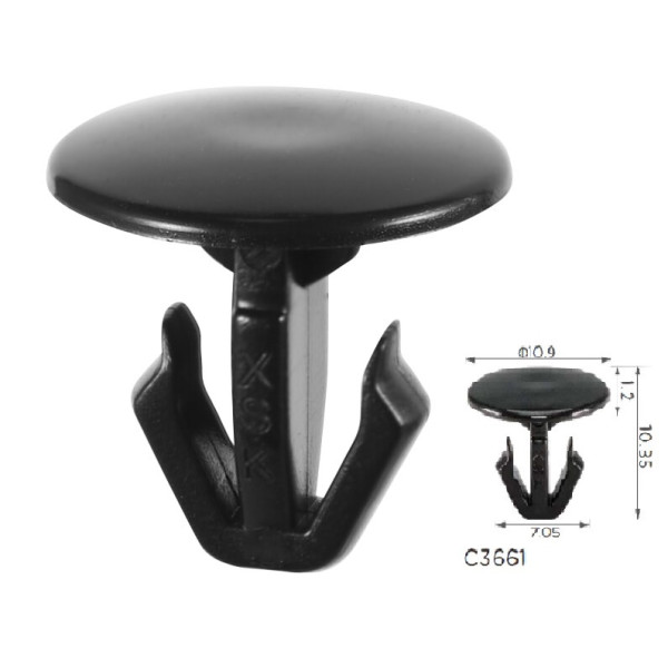 Кліпса для обшивки капота Honda (91532SJA003) (C3661)