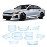Антигравийная защитная бронепленка по лекалам для Kia K5/Optima DL3 2020-2023 - полный кузов