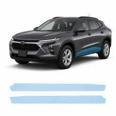 Антигравійна захисна бронеплівка за лекалами для Chevrolet Trax II 2024- нижня зона кузова пороги