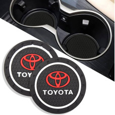 Антискользящий коврик В Подстаканник Toyota ⌀7 см 2 шт