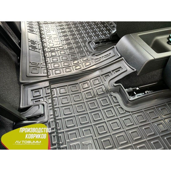 Автомобильные коврики в салон Peugeot Rifter 19-/Citroen Berlingo 19- TOP (Avto-Gumm)