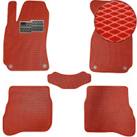 Килимки в салон EVA для Volkswagen B5 1996-2005 (Металевий підп'ятник) Червоний 5 шт