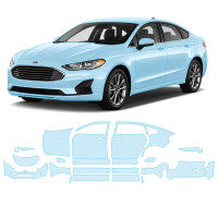 Антигравийная защитная бронепленка по лекалам для Ford Fusion (US) II facelift 2017-2020 - полный кузов