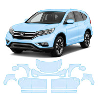 Антигравійна захисна бронеплівка за лекалами для Honda CR-V IV facelift 2015-2018 - повний кузов