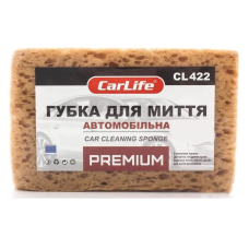 Губка для мытья авто CarLife PREMIUM 190x120x70 мм  (CL-422)