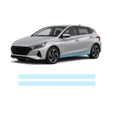 Антигравийная защитная бронепленка по лекалам для Hyundai i20 III 2020- нижняя зона кузова пороги
