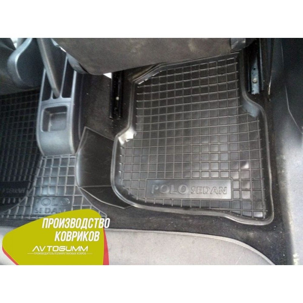 Автомобільні килимки в салон Volkswagen Polo Sedan 2010- (Avto-Gumm)