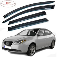 Дефлектори вікон вітровики HIC для Hyundai Elantra 2006-2011 Оригінал (HY19)