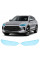 Антигравийная защитная бронепленка по лекалам для BYD Song Plus I 2020-2022 - оптика (фары и ПТФ)
