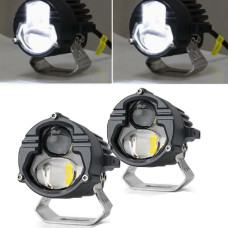 Bi-LED Фара додаткова Кругла 70x50 мм 10-80V W/W P-71-40W 4 391 (Біле Світло)