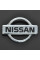 Емблема для Nissan 140 x 100 мм / пластикова / 2 пуклі