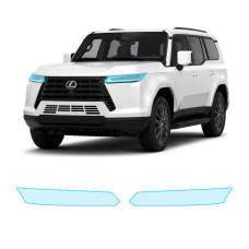 Антигравийная защитная бронепленка по лекалам для Lexus GX J250 2023- оптика (фары и ПТФ)