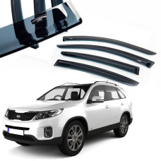 Дефлекторы окон ветровики HIC для Kia Sorento 2009-2015 (K24)