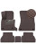 3D EVA Коврики в салон для BMW X5 (E70) 2007-2013 С подпятником Коричневые 5 шт