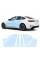 Антигравийная защитная бронепленка по лекалам для BMW i4 G26 2021- зоны дверей и стойки окон