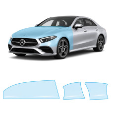 Антигравійна захисна бронеплівка за лекалами для Mercedes-Benz CLS C257 facelift 2021-2023 - капот і передні крила
