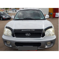Дефлектор капота мухобойка для Hyundai Santa Fe 2001-2006