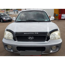 Дефлектор капота мухобойка для Hyundai Santa Fe 2001-2006