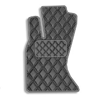 Водительский коврик для Lexus GS 300 2005-2011 Экокожа с подпятником 1 шт (Rombus)