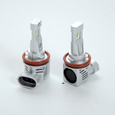 LED лампи автомобільні FORT F4MINI H11/H8 радіатор+кулер 4000Lm/CSP/25W/6000K/IP65/9-16V 2шт