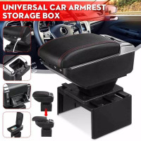 Подлокотник Универсальный Milex 135x320x150 см 7 USB Черный - Красная нить