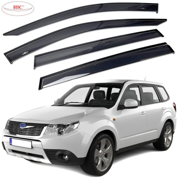 Дефлектори вікон вітровики HIC для Subaru Forester (SH) 2008-2013 Оригінал (SUB09)